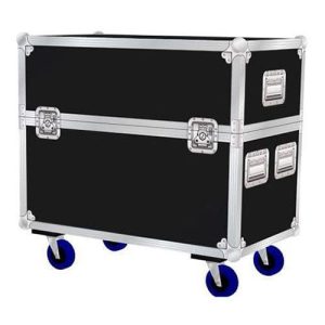 Alto Pro Audio Black 15 speaker flightcase holds 2