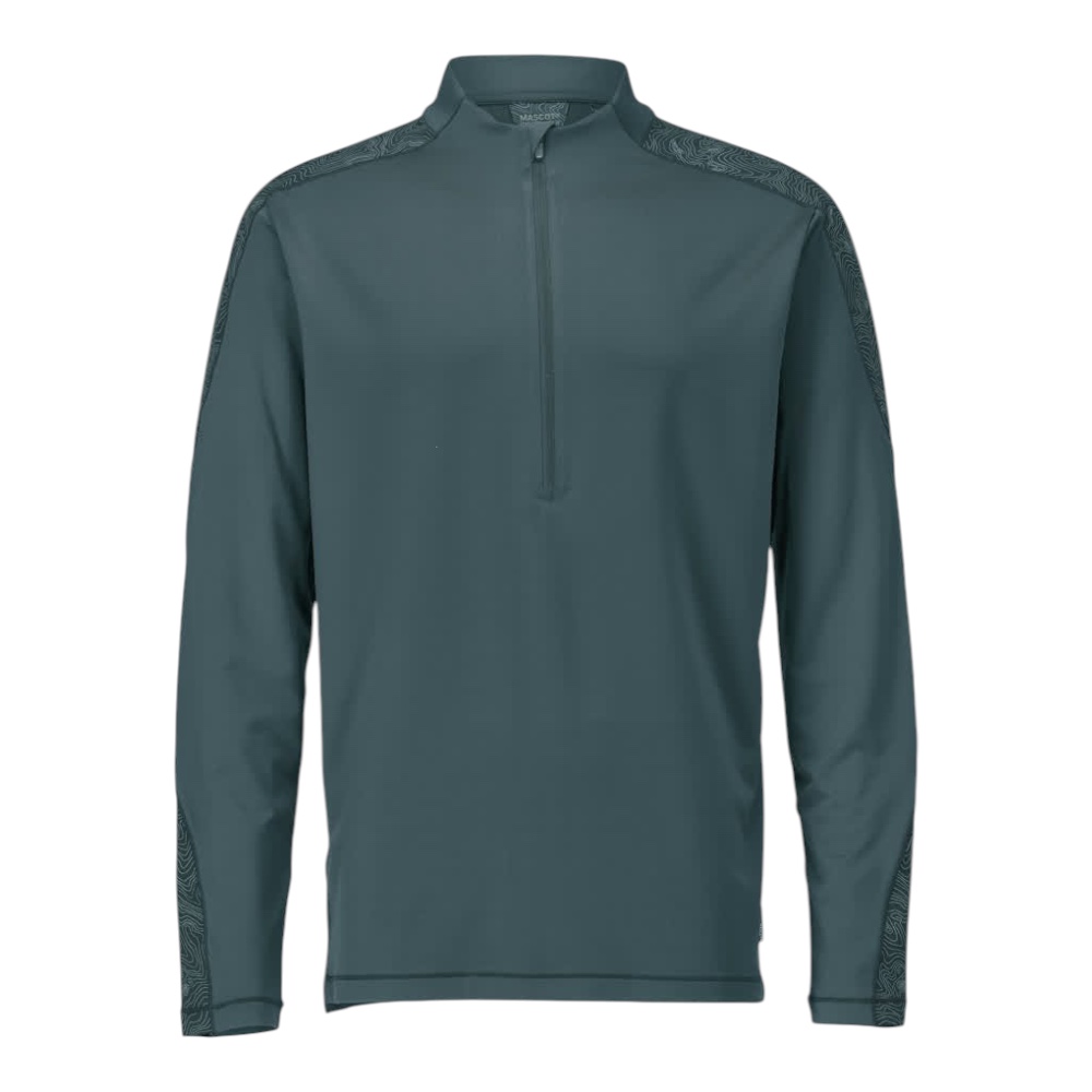 Mascot Customized Long Sleeve Half Zip T Shirt - Image 4