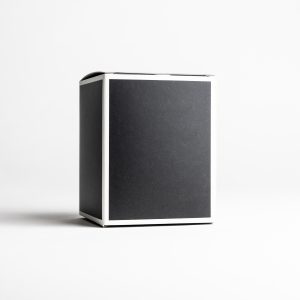 20cl Black Candle Box With White Rim – Bag of 6
