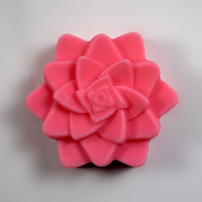 4 Cavity Flower Mould, Silicone - Image 3