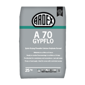 ARDEX A70 GYPFLOW Quick Drying Flowable Calcium Sulphate Screed 25kg