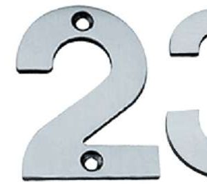 Numeral Face Fix 100mm No.5 Stainless (EACH)