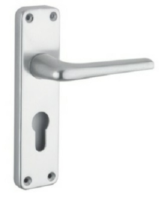 EUROSPEC SAA21Y Lever Lock Euro Furn 152x41mm Aluminium (SET) - Image 2