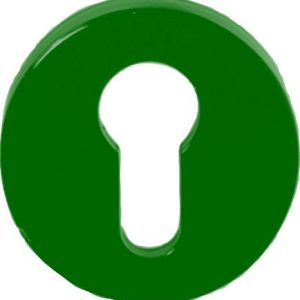 HEWI 306PZ.73 Escutcheon Euro (52×9) Meadow Green Nylon (PAIR)