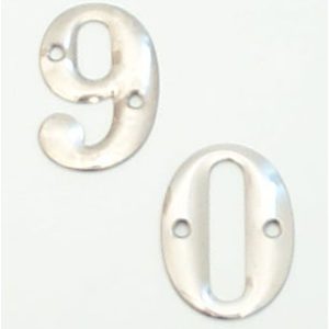 Numeral 50mm “9” Stainless Steel (EACH)