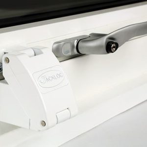 JACKLOC Titan Folding Window Restrictor White (EACH)