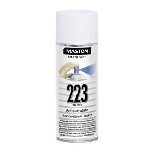Maston Spray Paint 100-Series Gloss Pure White 223 400ml RAL9010