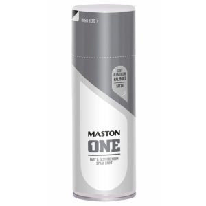 Maston Spray Paint ONE – Satin Grey Aluminium RAL9007 400ml