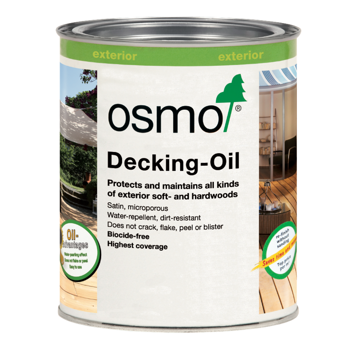 Osmo Decking-Oil Bog Oak 750ml - Image 2