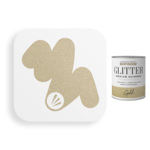 Rust-Oleum Glitter Medium Shimmer Gold 250ml