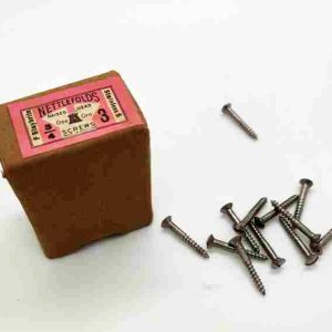 NETTLEFOLDS WoodScrew Raised 3×3/4 Stainless (EACH)