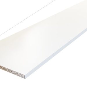 White Melamine Shelving Boards 2440 x 455 x 15mm (EACH)