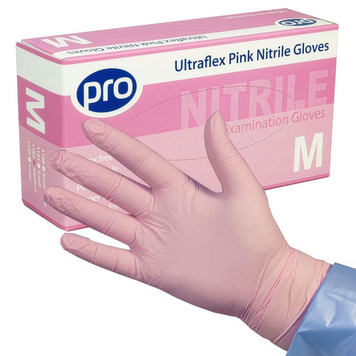 Pink Nitrile Gloves