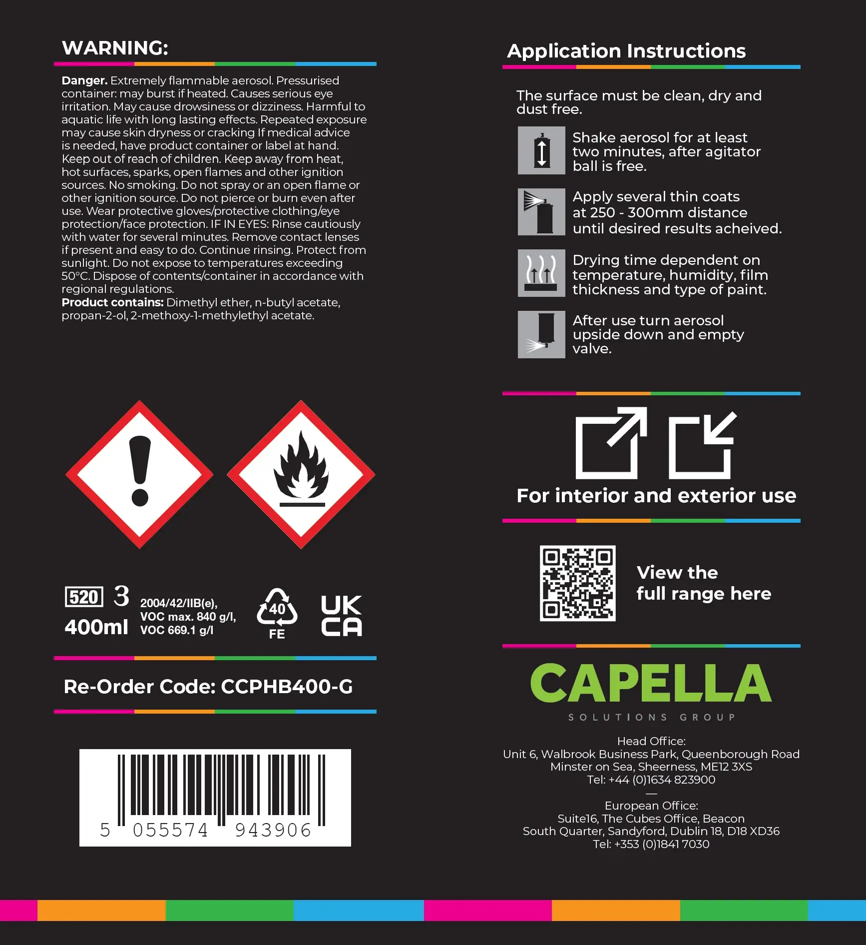 Pro-Matic Colour Coat Nutmeg Pale Brown Satin RAL 8025 Aerosol Spray Paint 400ml - Image 3