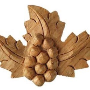 WILD GOOSE PN 437 Grape Motif 65 x 90mm Pine (EACH)
