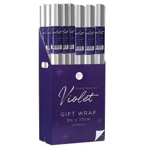 XBV-SV-GW-1 3m Silver Gift Wrapping Paper