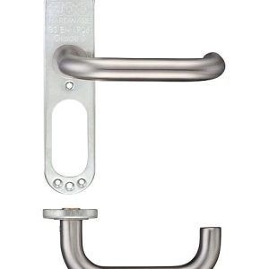 ZOO HARDWARE ZCSIP19SP Lever And Inner Plate (no Cover) Short SS (PAIR)