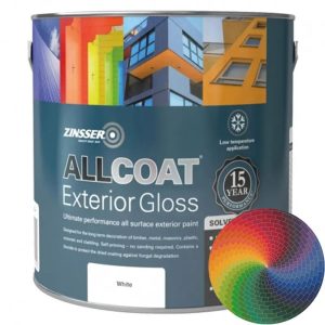 Zinsser AllCoat Solvent Based Gloss Exterior Custom Colour